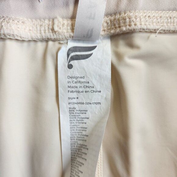 Fabletics Pants Womens 1X Cream Oats Cold Weather Jogger Lounge Cabin Comfy - Picture 7 of 13